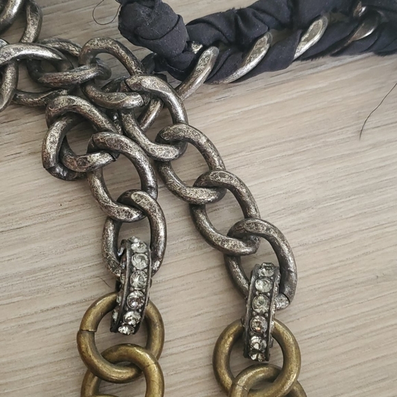 Lanvin mixed tone necklace with flower - Picture 7 of 11